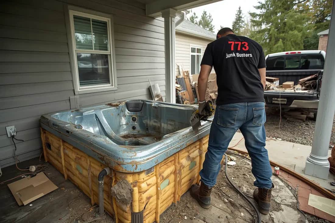 Professional hot tub removal in Grayslake, IL